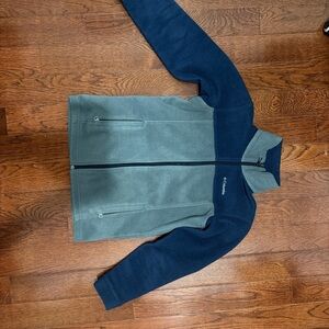 Columbia Navy and Gray Fleece Jacket